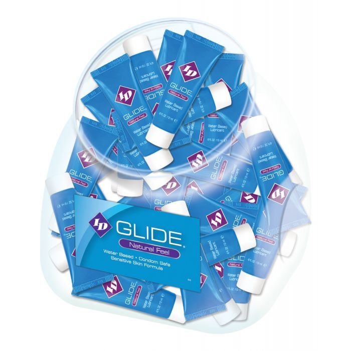 ID Glide Water Based Lubricant - 12 ml Tube Bowl of 72